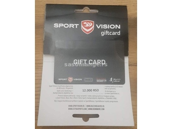 Giftcard Vaucer Sport Vision Buzz Extra Sports Run'n More