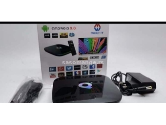 Q+ ANDROID tv smart BOX android 9.0 .4Gb RAM 64gb