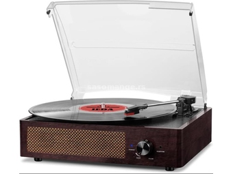 Drveni gramofon sa bluetooth zvucnikom AUX