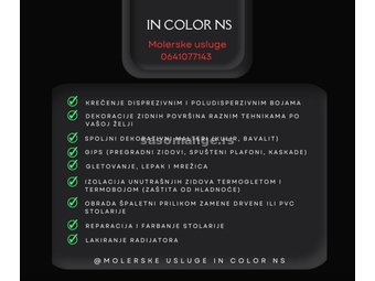 Molerske usluge IN color NS