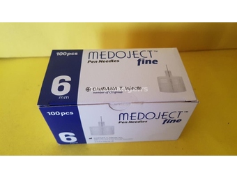 MEDOJECT FINE iglice za PEN za insulin 6mm