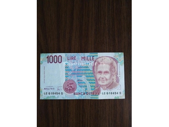 1000 lira Odlično očuvani Italija