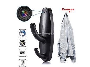 Špijunska kamera sa kukom za odeću