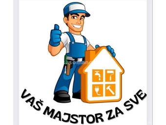 Haus majstor Loznica, vodoinstalater, stolar, bravar, električar, serviser bele tehnike