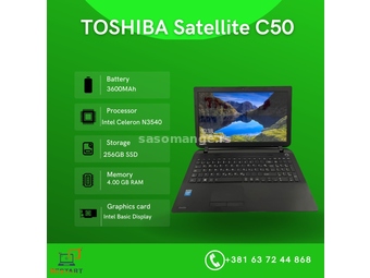 TOSHIBA Satellite C50 4GB Ram 256GB SSD 15,6 HD kao NOV!