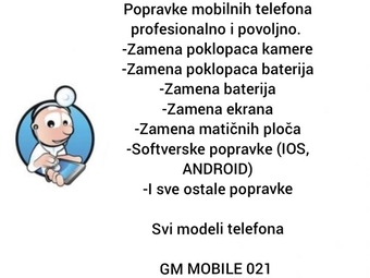 Servis Mobilnih Telefona POVOLJNO GM MOBILE 021