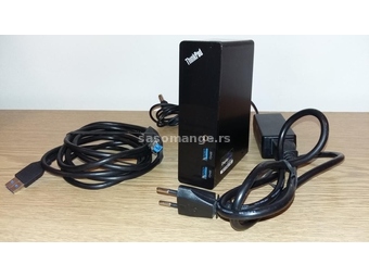 Lenovo ThinkPad USB 3.0 Dock +Original Strujni Adapter+Kabel