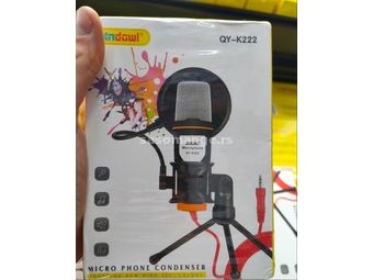 Kondezatorski Studijski Mikrofon QY-K222; Kondenzator