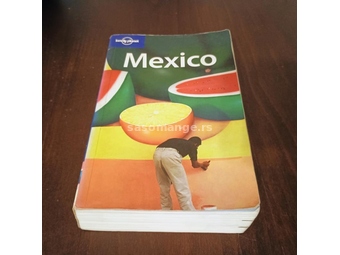 Mexico Meksiko Lonely Planet guide ENG ilustrovano 900 stranica ocuvana citana