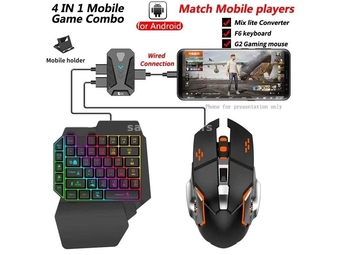 Kombinovana tastatura i miš za igre na mobilnom telefonu