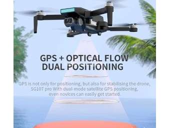 SG107 pro dron sa 2 kamerom 4k gps wifi brushless motor