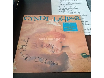 Cyndi Lauper True Colors LP Suzy Jugoslavija preslusana zvuk sjajan na jednoj pesmi ima preskakanja