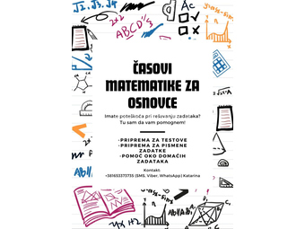 Online i uživo časovi matematike Kragujevac