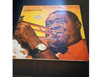 Louis Armstrong starportrait 2 LP srebrna sjajan zvuk preslusano RTB