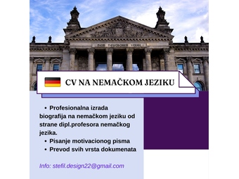 CV na nemačkom jeziku