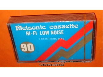 Melsonic cassette HI-FI low noise 90 neodpakovana kassette