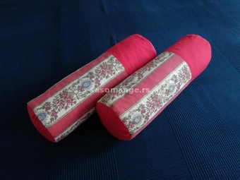 Set valjkastih jastuka - crveni