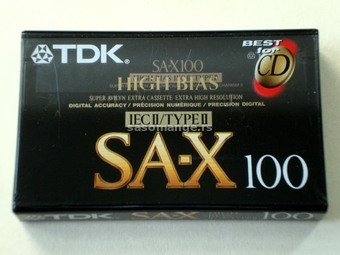 TDK SA-X 100 (Type II, Chrome Position)