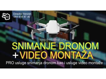 Snimanje dronom i video montaža