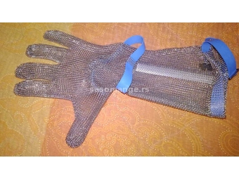 NOVO mesarska duboka metalna pletena pancir rukavica