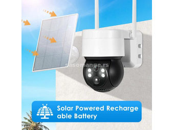 Solarna PTZ kamera sa odvojenim panelom IP WiFi PTZ kamera