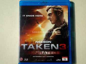 Taken 3 [Unrated - Extended Cut Version] Blu-Ray
