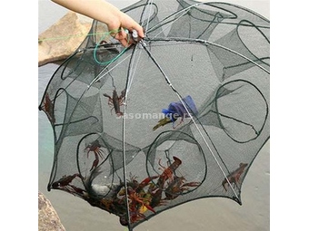 Kišobran zamka za ribolov sa 8 rupa