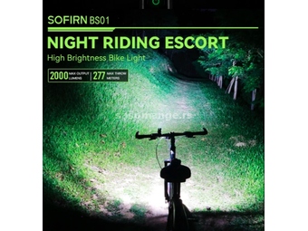 Pametno svetlo za biciklu punjivo Sofirn 2000lm