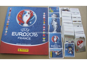 EURO 2016 Francuska - kompletan set sličica + album