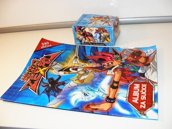 Album Yu - Gi - Oh! 50 kesica sa sličicama u originalnoj kutiji