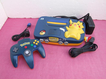 Nintendo 64 Pikachu Edition + oprema + GARANCIJA!