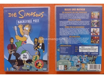 The Simpson dvd The who Backstage pass