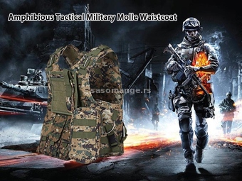 Tactical Vest Army Airsoft Molle Vest Combat Hunting Vest