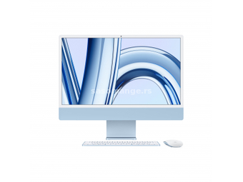 Apple iMac 24 M3 (MQRC3ZE/A) plavi all-in-one 23.5" 4.5K Apple Octa Core M3 8GB 256GB SSD macOS