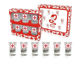 First Aid Čašice za rakiju Lek 6 kom. 0695