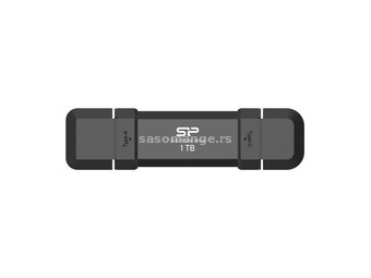 SiliconPower portable stick-type SSD 1TB, DS72, black ( SP001TBUC3S72V1K )