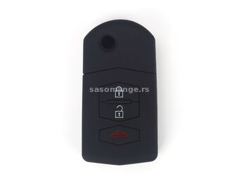 888 CAR ACCESSORIES Silikonska navlaka za ključeve crna Mazda