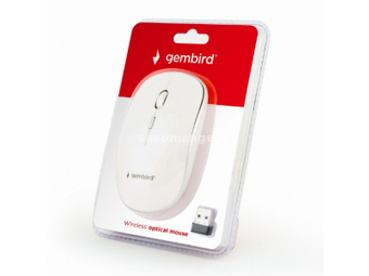 Gembird (MUSW-4B-01-W) beli bežični optički miš 1600dpi