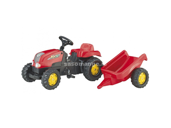 RollyToys Traktor na pedale sa prikolicom crveni (012121)