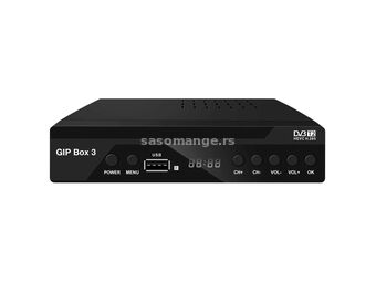 GOLDEN INTERSTAR Prijemnik zemaljski/ DVB-T2/ H.265/ HDMI/ SCART - GIP Box 3