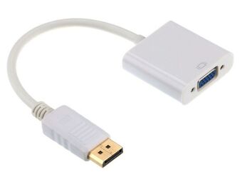 A-DPM-VGAF-02-W Gembird DisplayPort to VGA adapter cable, WHITE FO A