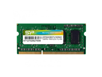 Silicon Power DDR3 4GB 1600MHz (SP004GBSTU160N02) memorija za laptop