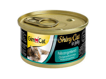 SHINY CAT JELLY piletina i skampi konzerva za macke 70 g