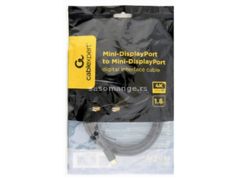 Gembird (CCP-mDPmDP2-6) kabl Mini DisplayPort (muški) na Mini DisplayPort (muški) 1.8m crni
