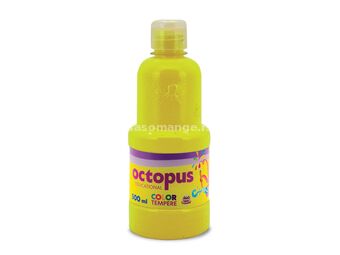 OCTOPUS Tempera 500ml žuta unl-1132