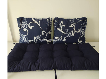 Jastuci za garniture od paleta 100 x 50 x 50 cm - Plava rapsodija