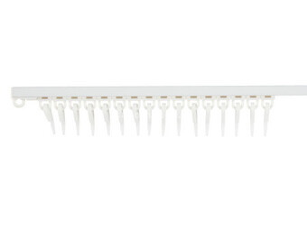 Aluminijumska šina za zavese Fixi 200cm bela ( 5237201 )