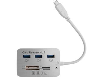 USB Hub 3.0/3.1 + Card Reader USB-C