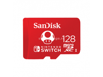 SanDisk 128 GB (SDSQXBO-128G-ANCZA) memorijska kartica SDXC za Nintendo Switch class 10