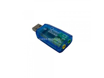 GEMBIRD CMP-SOUNDUSB13 Gembird USB 5.1 3D zvucna karta, zamenjuje audio kontrolor u PC (SC-USB-01...